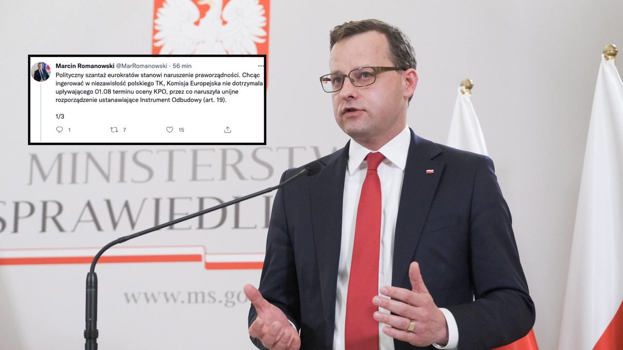 Podsekretarz stanu w ministerstwie sprawiedliwości Marcin Romanowski (fot. PAP/Mateusz Marek)