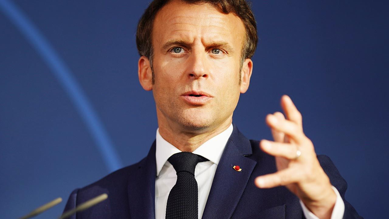 Prezydent Francji Emmanuel Macron (fot. PAP/EPA/CLEMENS BILAN)