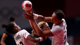 Francuzki pokonały Szwedki w półfinale turnieju olimpijskiego w Tokio (fot. Getty Images)