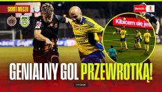 Chrobry Głogów – Arka Gdynia. Betclic 1 Liga, 28. kolejka (fot. TVP SPORT)