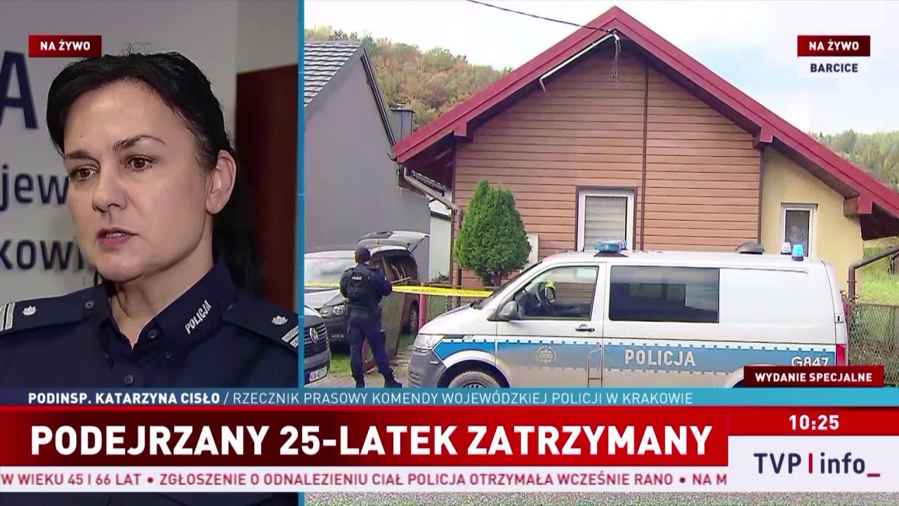 Trzy osoby zamordowane w Barcicach w Małopolsce