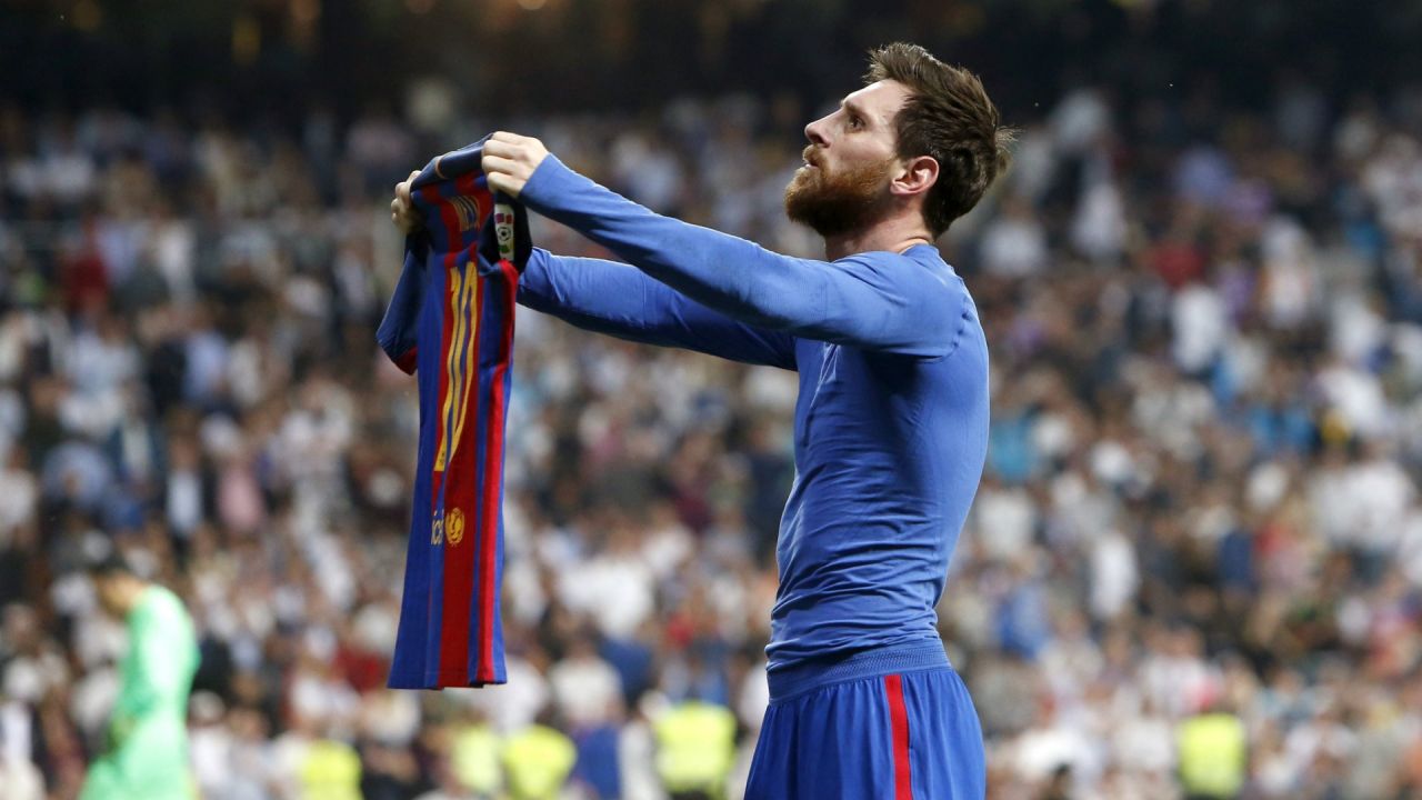 Leo Messi grał w Barcelonie z numerem dziesięć (fot. PAP/EPA)