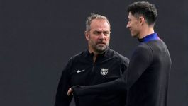 Hansi Flick został ukarany czerwoną kartką podczas spotkania ligowego z Gironą. W następnej kolejce Niemiec nie poprowadzi Barcelony z ławki trenerskiej. Mistrzowie Hiszpanii zmierzą się wówczas z Realem Madryt (fot. PAP/EPA, Alejandro Garcia) Hansi Flick został ukarany czerwoną kartką podczas spotkania ligowego z Gironą. W następnej kolejce Niemiec nie poprowadzi Barcelony z ławki trenerskiej. Mistrzowie Hiszpanii zmierzą się wówczas z Realem Madryt (fot. PAP/EPA, Alejandro Garcia)