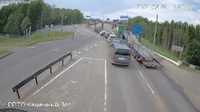 Здымак мае ілюстрацыйны характар. Чарга на ўезд у Беларусь на пункце пропуску «Камен (Фота: Gpk.gov.by)