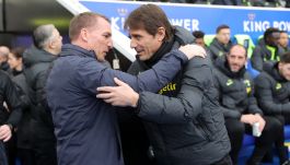 Brendan Rodgers i Antonio Conte (fot. Getty Images)