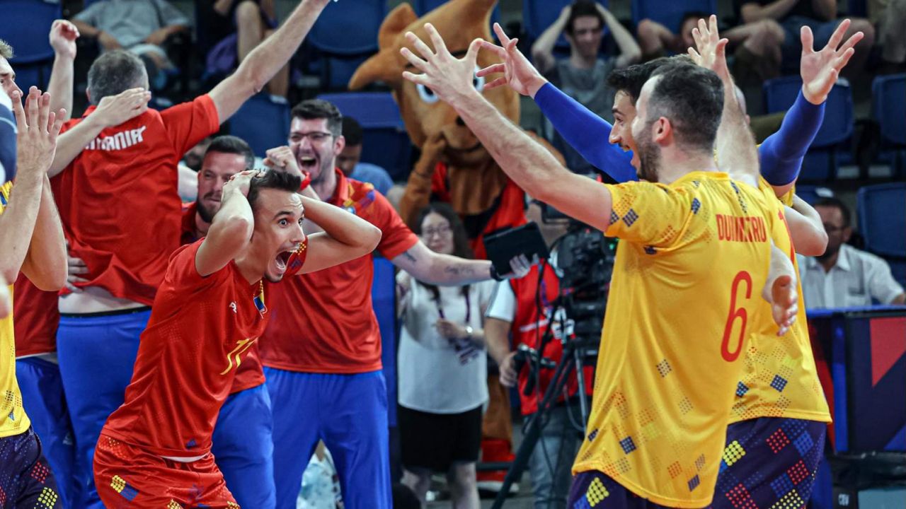 Reprezentacja Rumunii siatkarzy (fot. CEV)