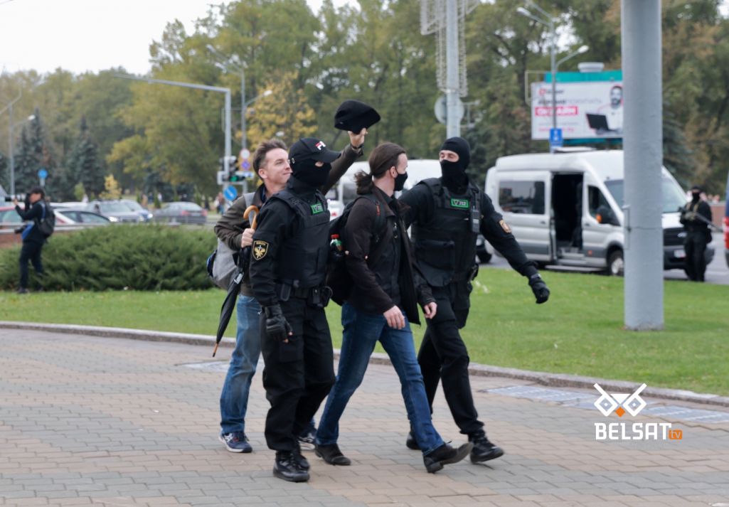 Нядзельнае шэсце (Фота: Аліса Ганчар / belsat.eu)