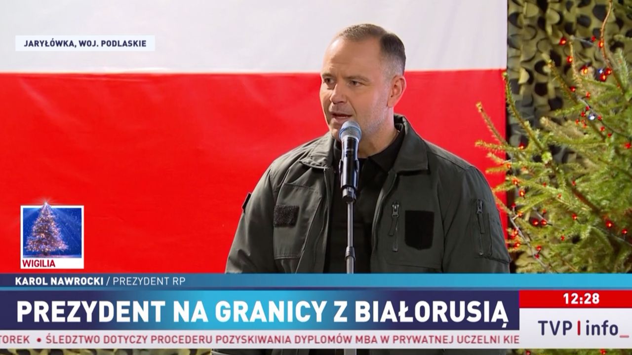 Prezydent Karol Nawrocki złożył życzenia żołnierzom i funkcjonariuszom