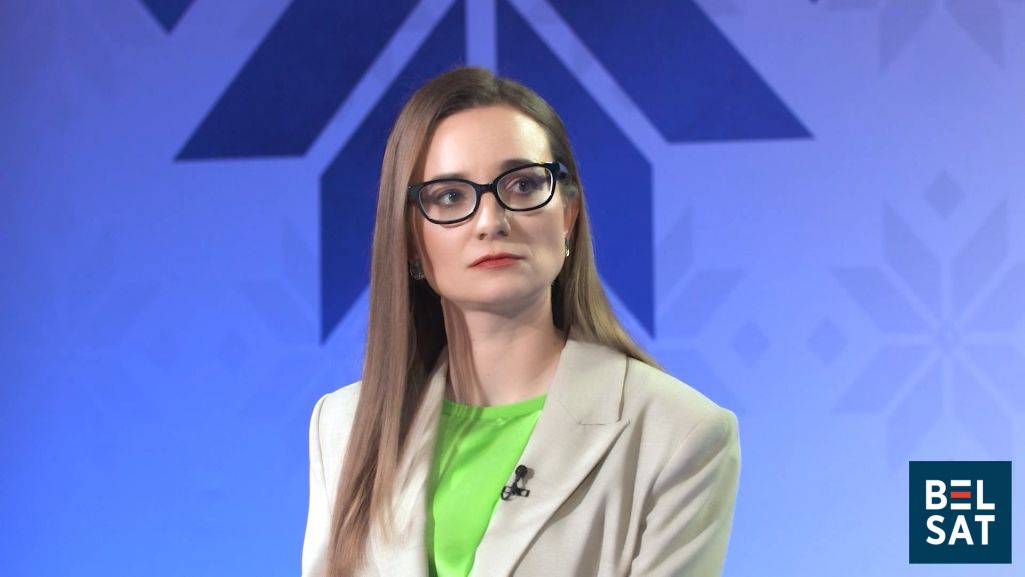 Наста Ільіна – гісторык, кандыдатка гуманітарных навук, аўтарка і вядоўца праграмы «Intermarium». Фота: кадр з праграмы «Intermarium»