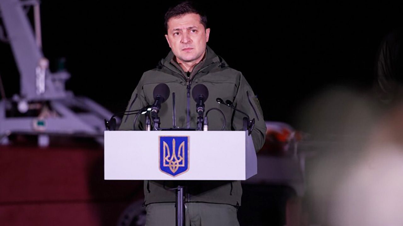 Prezydent Ukrainy Wołodymyr Zełenski (fot. Ukrainian Presidency /Handout/Anadolu/Getty Images) Prezydent Ukrainy Wołodymyr Zełenski (fot. Ukrainian Presidency /Handout/Anadolu/Getty Images)