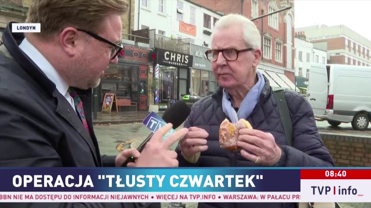 Tradycyjne polskie pączki w Londynie