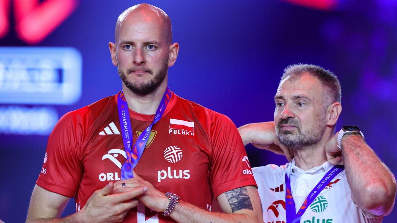 Bartosz Kurek i Nikola Grbić (fot. PAP)