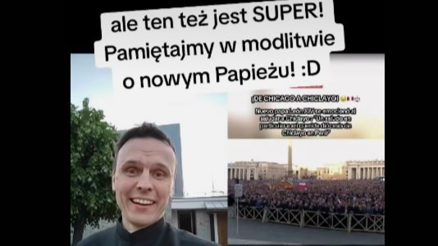 Ksiądz z osiedla przypomniał o modlitwie za nowego papieża / fot. FB