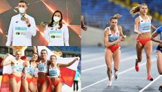 Pięć medali polskich sztafet na MŚ (fot. TVP)