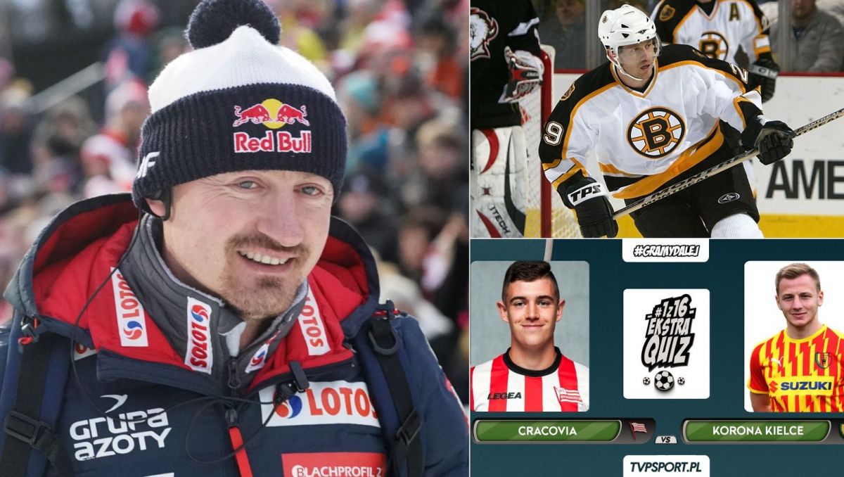 Sobota W Tvpsport Pl Adam Malysz Mariusz Czerkawski I 1z16 Ekstraquiz Cracovia Korona Kielce Sport Tvp Pl