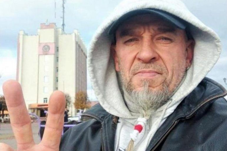 Аляксандр Шарабайка. (Фота: Вясна / Правы чалавека ў Беларусі / Telegram)