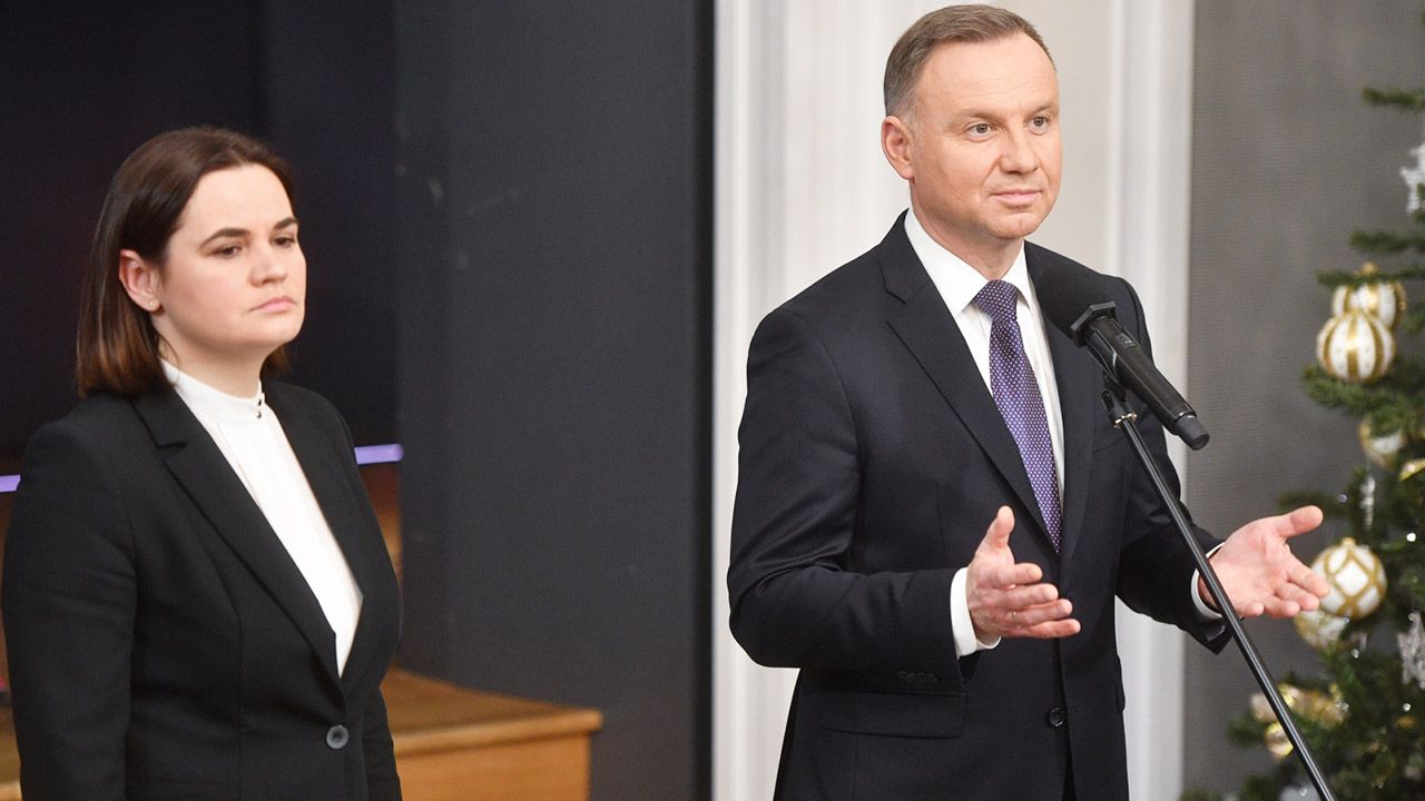 Spotkanie w Belwederze prezydenta RP z liderką białoruskiej opozycji (fot. PAP/Radek Pietruszka) Spotkanie w Belwederze prezydenta RP z liderką białoruskiej opozycji (fot. PAP/Radek Pietruszka)
