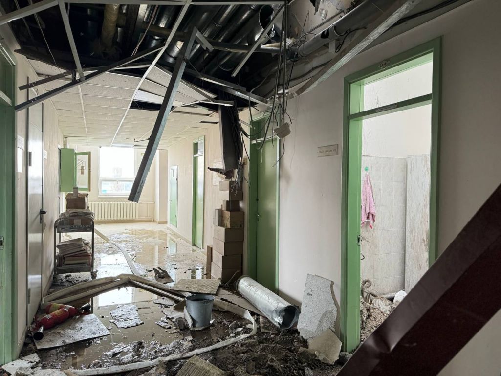 Месца надзвычайнага здарэння ў Белгарадзе 14 сакавіка. (Фота: Настоящий Гладков / Telegram)