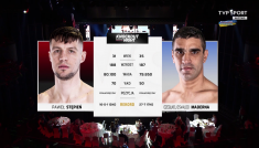Paweł Stępień vs. Ezequiel Osvaldo Maderna (fot. TVP)
