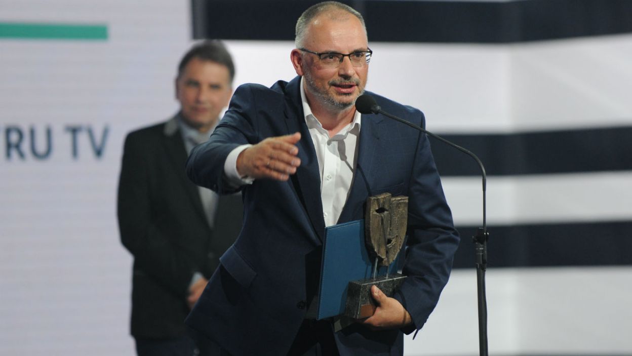 Najważniejszą nagrodę otrzymał spektakl „Inspekcja” Grzegorza Królikiewicza i Jacka Raginisa-Królikiewicza (fot. N. Młudzik/TVP)