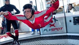 Wojciech Szczęsny w tunelu aerodynamicznym (fot. inf. prasowa) Wojciech Szczęsny w tunelu aerodynamicznym (fot. inf. prasowa)